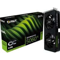 Palit GeForce RTX 5060 Ti Dual OC 8GB, Grafikkarte DLSS 4, 3x DisplayPort, 1x HDMI 2.1