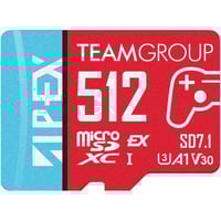 Team Group APEX SD7.1 512 GB SDXC, Speicherkarte rot/blau, MicroSD Express