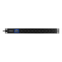 BlueWalker PowerWalker PDU LC-16A 10x IEC C13 (IEC C20 Input), Stromversorgung schwarz