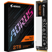 GIGABYTE AORUS Gen4 7000E SSD 2TB schwarz, PCIe 4.0 x4, NVMe 1.4, M.2 2280