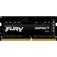 Kingston FURY SO-DIMM 16 GB DDR4-2666  , Arbeitsspeicher schwarz, KF426S15IB1/16, Impact, INTEL XMP