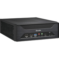 Shuttle XH810 Bundle inkl. 8 GB DDR5-RAM, Barebone schwarz, ohne Betriebssystem