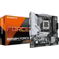 GIGABYTE B850M FORCE, Mainboard schwarz/weiß