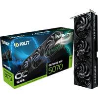 Palit GeForce RTX 5070 Infinity 3 OC, Grafikkarte DLSS 4, 3x DisplayPort, 1x HDMI 2.1