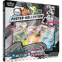 Pokémon-TCG: Karmesin & Purpur – Schwarze Blitze & Weisse Flammen Poster-Kollektion, Sammelkarten