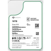 Seagate Exos X16 16 TB Generalüberholt, Festplatte SATA 6 Gb/s, 3,5"