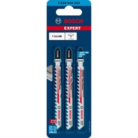 Bosch EXPERT Carbide Stichsägeblatt T 141 HM 'Fiber Plaster' 3 Stück