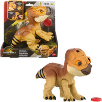 Mattel Jurassic World: Die Wiedergeburt - Primal Protector Aquilops Dolores, Spielfigur