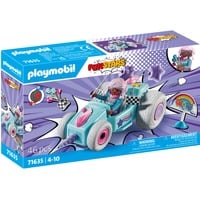 PLAYMOBIL 71635 Funstars Rasendes Einhorn, Konstruktionsspielzeug