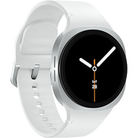 SAMSUNG Galaxy Watch8, Smartwatch silber, 40 mm, LTE, Sport Band S/M