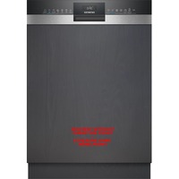 Siemens SN53ES02AE IQ300, Spülmaschine edelstahl (gebürstet)/schwarz, 60 cm, Home Connect