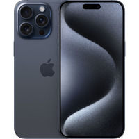 Apple iPhone 15 Pro Max 256GB Generalüberholt, Handy Titan Blau, iOS