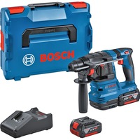Bosch Professional Akku-Bohrhammer GBH 18V-22 Professional, 18Volt blau/schwarz, 2x Li-Ionen Akku 4,0Ah, in L-BOXX