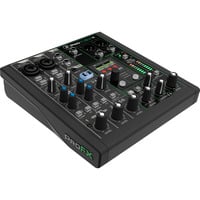 MACKIE ProFX6v3+ , Mischpult schwarz, professioneller 6-Kanal Mixer Enhanced FX