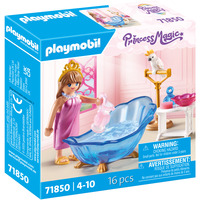 PLAYMOBIL 71850 Princess Magic Badezimmer für Prinzessin, Konstruktionsspielzeug 