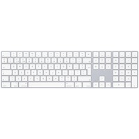 Apple Magic Keyboard mit Ziffernblock, Tastatur silber/weiß, UK-Layout, Rubberdome