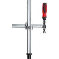 BESSEY Spannelement TWV16-20-15-2K, Zwinge silber/rot, stufenlos verstellbare Ausladung