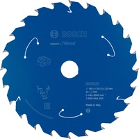 Bosch EXPERT Wood Kreissägeblatt, Ø 160mm, 24Z Bohrung 20mm, für Akku-Handkreissägen