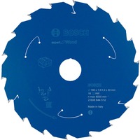 Bosch EXPERT Wood Kreissägeblatt, Ø 190mm, 18Z Bohrung 30mm, für Akku-Handkreissägen