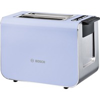 Bosch Home Kompakt-Toaster Styline TAT8619  lila/edelstahl (gebürstet), 860 Watt, für 2 Scheiben Toast
