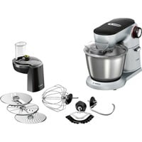 Bosch Home MUM9D33S11 Küchenmaschine OptiMUM silber/schwarz, 1.600 Watt, Serie 8