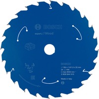 Bosch Professional EXPERT Wood Kreissägeblatt, Ø 184mm, 24Z Bohrung 20mm, für Akku-Handkreissägen