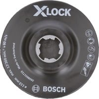 Bosch Professional PRO Backing Pad, X-LOCK SCM Stützteller mit Mittelstift, Ø 115mm, Schleifteller für X-LOCK Winkelschleifer