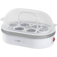 Clatronic Eierkocher EK 3497 weiß/silber, 400 Watt, für 6 Eier