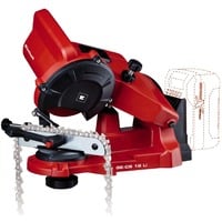 EINHELL Power X-Change Akku-Sägeketten-Schärfgerät GE-CS 18 Li-Solo, 18Volt rot/schwarz, ohne Akku und Ladegerät