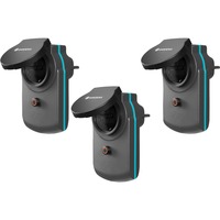 GARDENA smart Power Zwischenstecker, 3er Set, Steckdose schwarz