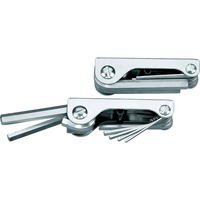 GEDORE Winkelschraubendreher-Satz 7-teilig, 2,5mm - 10mm silber, im stabilen Metallclip