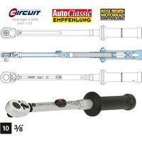 Hazet Drehmomentschlüssel 6110-1CT, 3/8" silber/schwarz