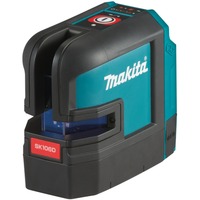 Makita Akku-Kreuzlinienlaser SK106DZ, 12Volt schwarz/blau, rote Laserlinien, ohne Akku und Ladegerät