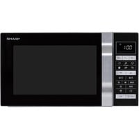 SHARP R860S, Mikrowelle silber/schwarz