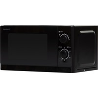 SHARP R-200BKW, Mikrowelle schwarz