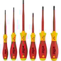 Wiha Schraubendreher-Set SoftFinish electric slimFix, 6-teilig rot/gelb