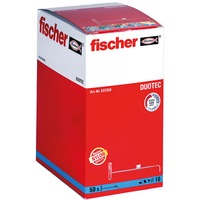 fischer Kippdübel DUOTEC 10 hellgrau/rot, 50 Stück