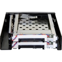 DeLOCK 3.5" Wechselrahmen für 2x 2,5" SATA HDD schwarz, Retail