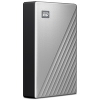 WD My Passport Ultra 4 TB, Externe Festplatte silber/schwarz, USB-C 3.2 Gen 1