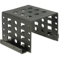 DeLOCK Einbaurahmen 4x 2.5" zu 3.5" schwarz
