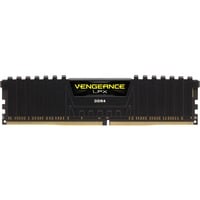Corsair DIMM 4 GB DDR4-2400  , Arbeitsspeicher schwarz, CMK4GX4M1A2400C14, Vengeance LPX, INTEL XMP