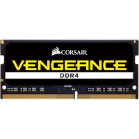 Corsair SO-DIMM 8 GB DDR4-2400 , Arbeitsspeicher schwarz, CMSX8GX4M1A2400C16, Vengeance