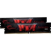 G.Skill DIMM 16 GB DDR4-3200 (2x 8 GB) Dual-Kit, Arbeitsspeicher schwarz, F4-3200C16D-16GIS, Aegis, INTEL XMP