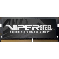 Patriot SO-DIMM 32 GB DDR4-2666 , Arbeitsspeicher grau, PVS432G266C8S, Viper Steel, INTEL XMP