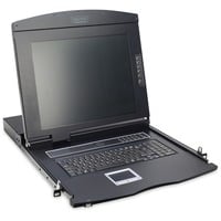 Digitus 19" KVM Konsole 17"TFT 8p Cat5, KVM-Switch