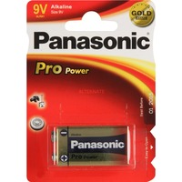 Panasonic Pro Power Gold 9V 6LR61PPG/1BP, Batterie silber