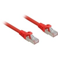 Sharkoon Patchkabel RJ45 Cat.6a SFTP rot, 1 Meter, LSOH (Halogenfrei)