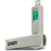 Lindy USB Typ C Port Schloss, Sicherheit grün