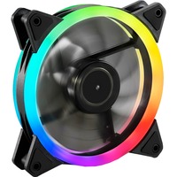 Sharkoon SHARK Blades RGB Fan, Gehäuselüfter schwarz, 120 mm