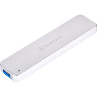 SilverStone SST-MS09S USB 3.1, Laufwerksgehäuse silber